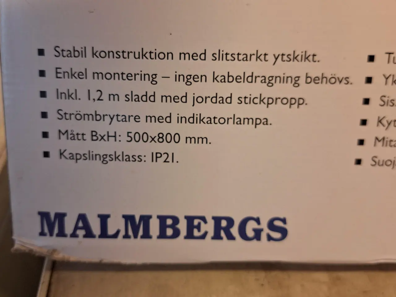 Billede 2 - EL Håndklædetørre 