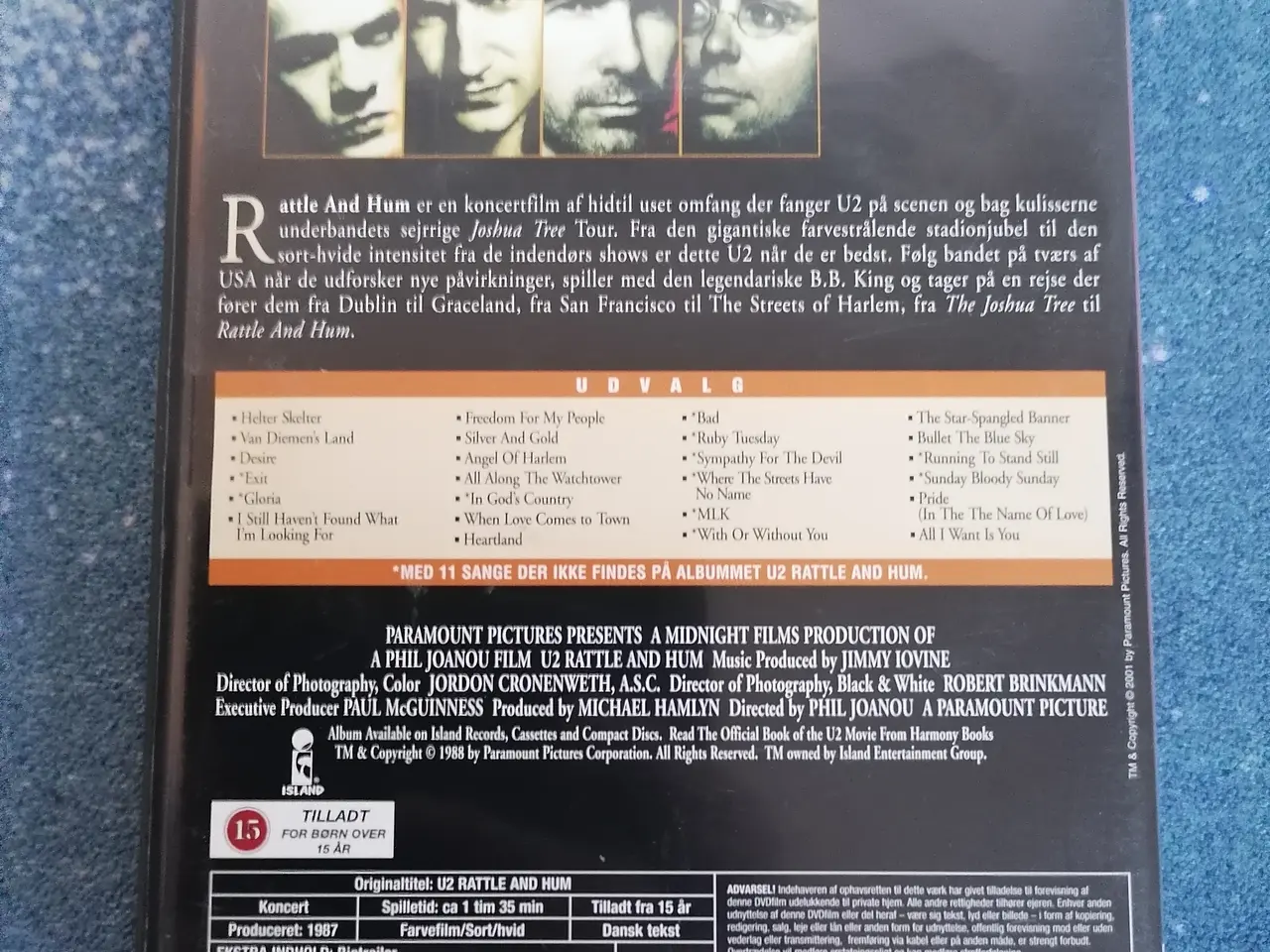 Billede 2 - U2 - Rattle And Hum