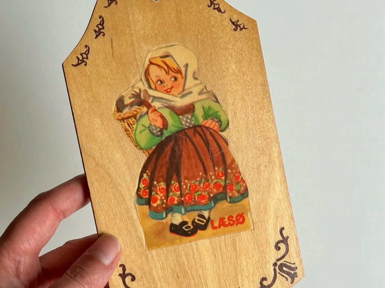 Billede 1 - Vintage dansk souvenirplatte, Læsø
