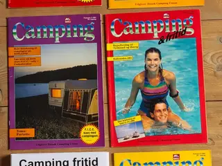 Camping Fritid magasiner 1991 samling 10 blade