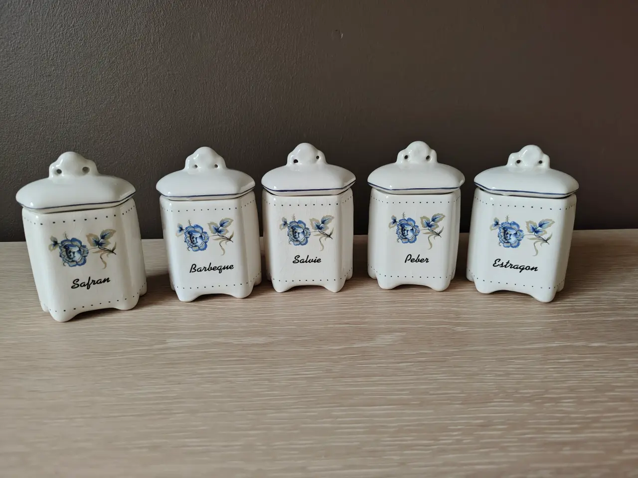Billede 1 - Fine vintage krydderiglas