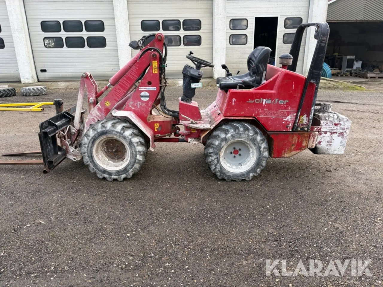 Billede 8 - Minilæsser Schäffer 2033S med tilbehør
