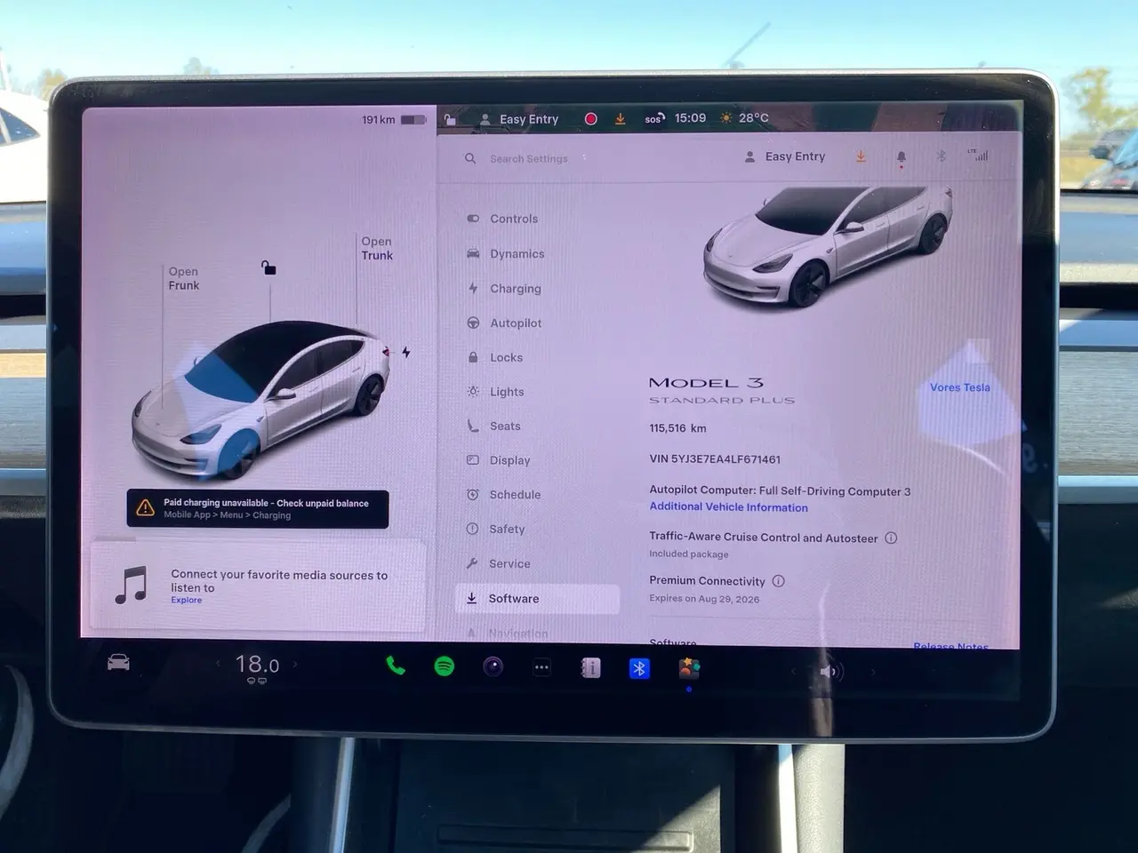Billede 13 - Tesla Model 3 EL Standard Range Plus 325HK Aut.