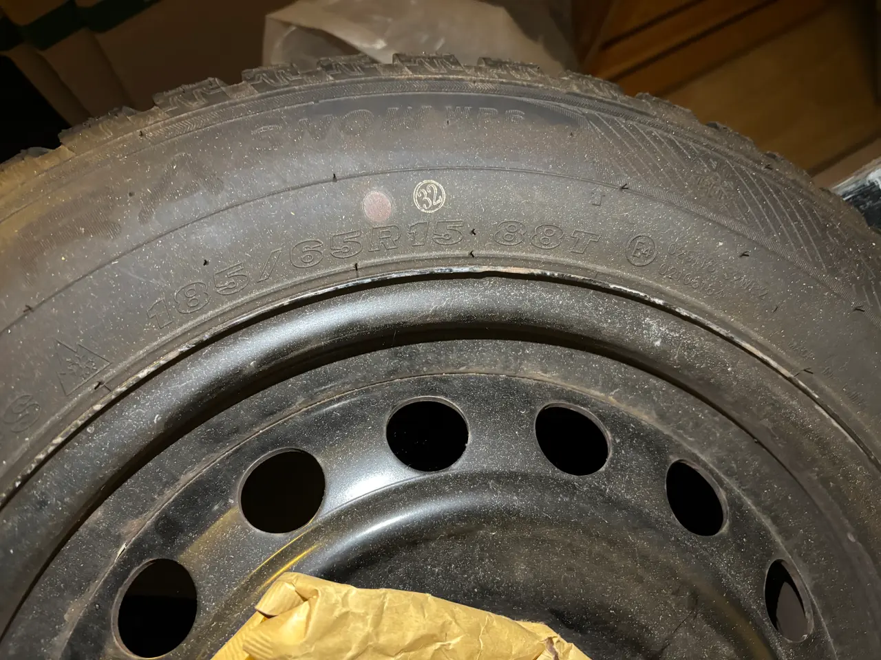 Billede 2 - 4 stk. Dæk 185/65R15 88T