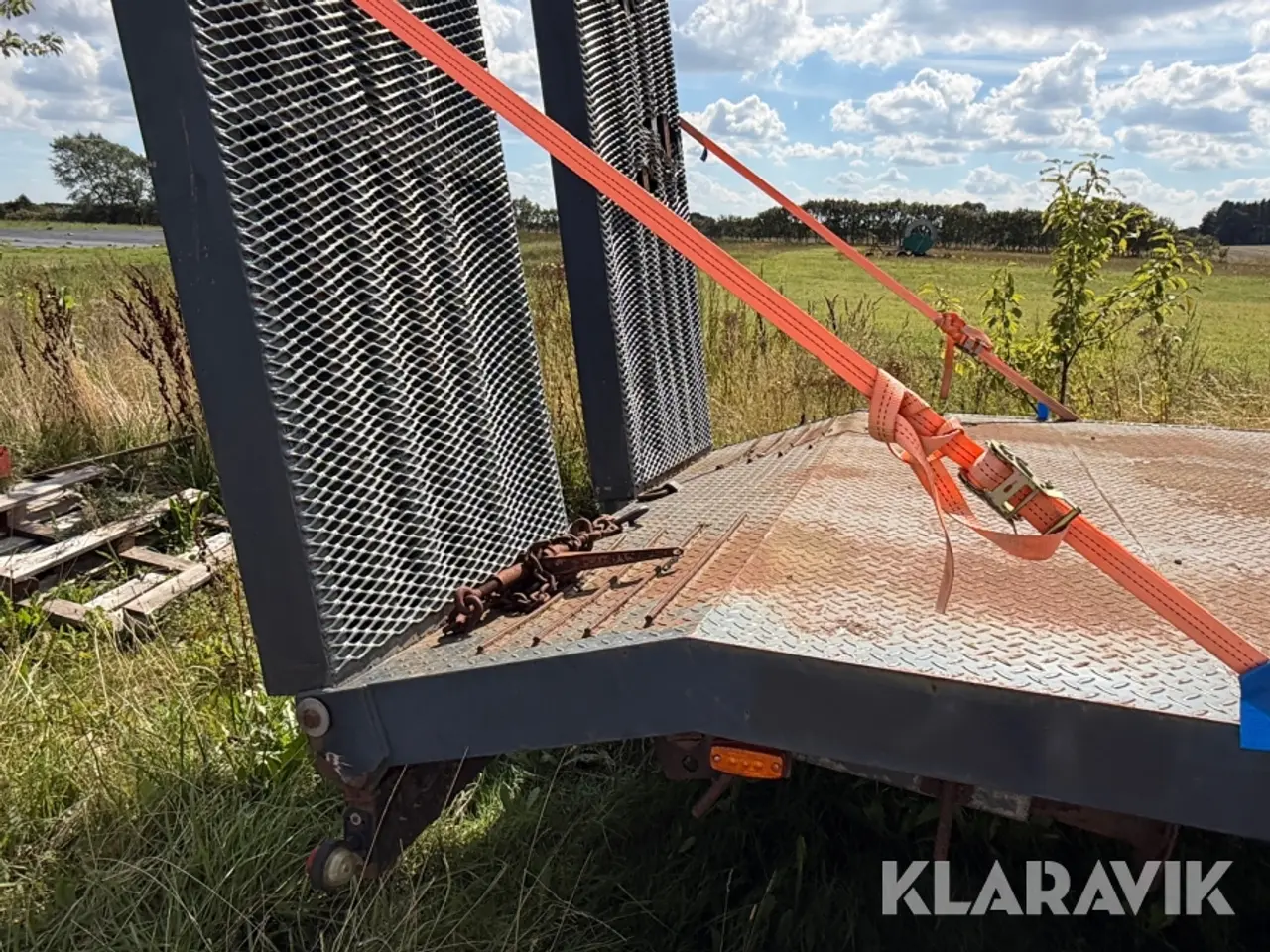 Billede 12 - Maskintrailer HFR PE 2X100 2-akslet med hydrauliske ramper