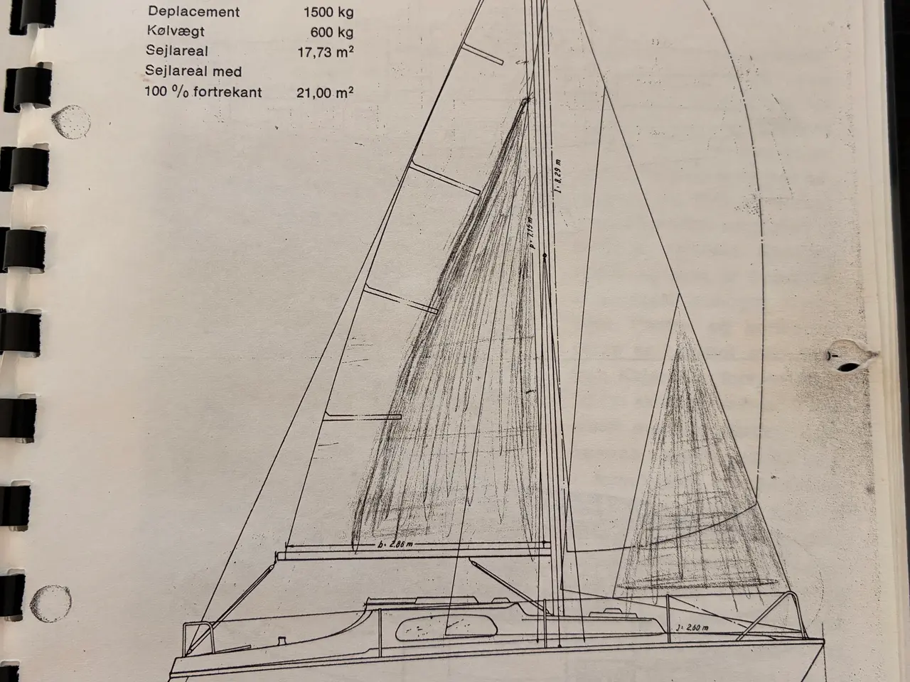Billede 2 - 24 fods Danboat 23 sejlbåd