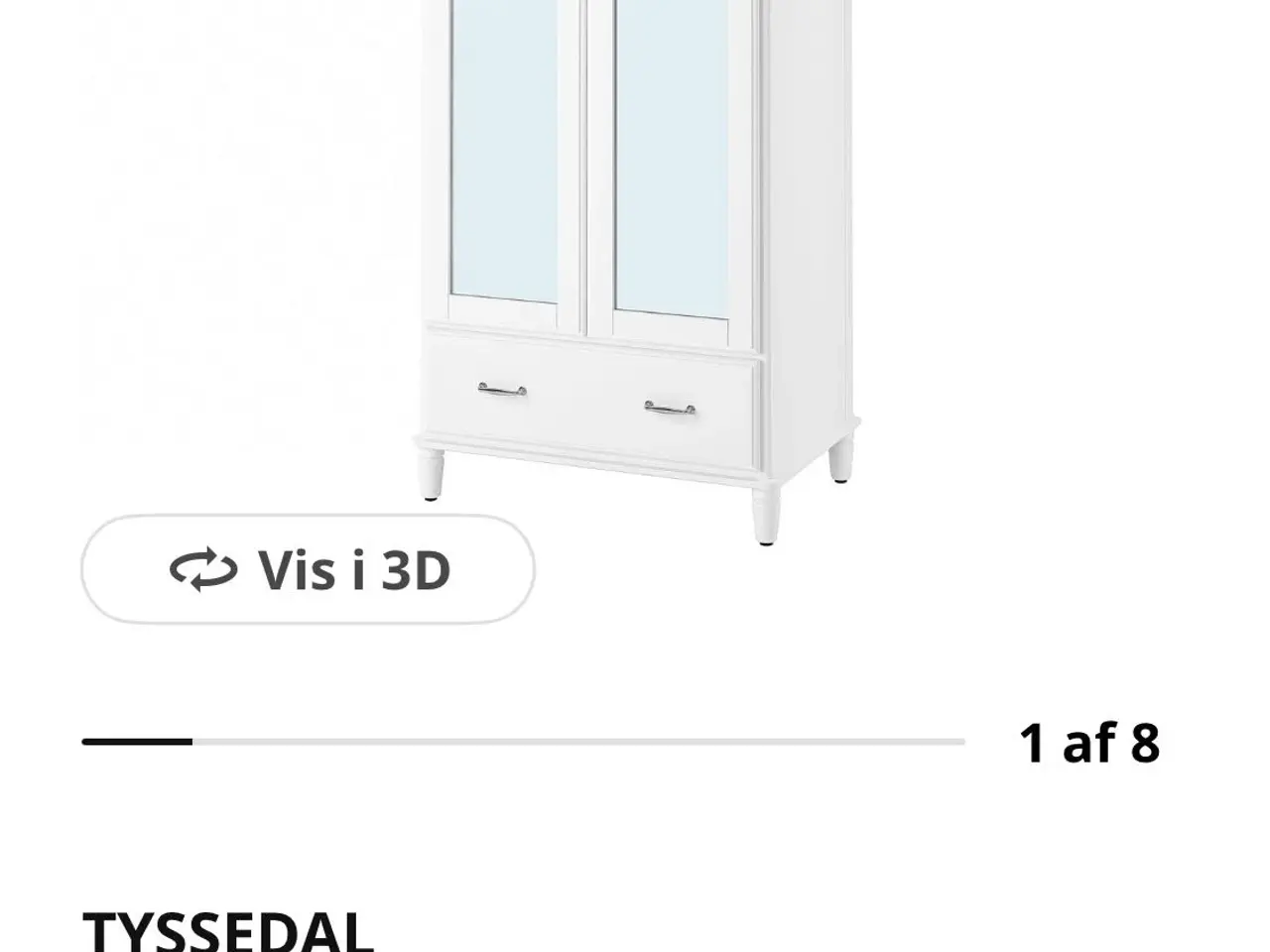 Billede 4 - Ikea garderobeskab Tyssedal