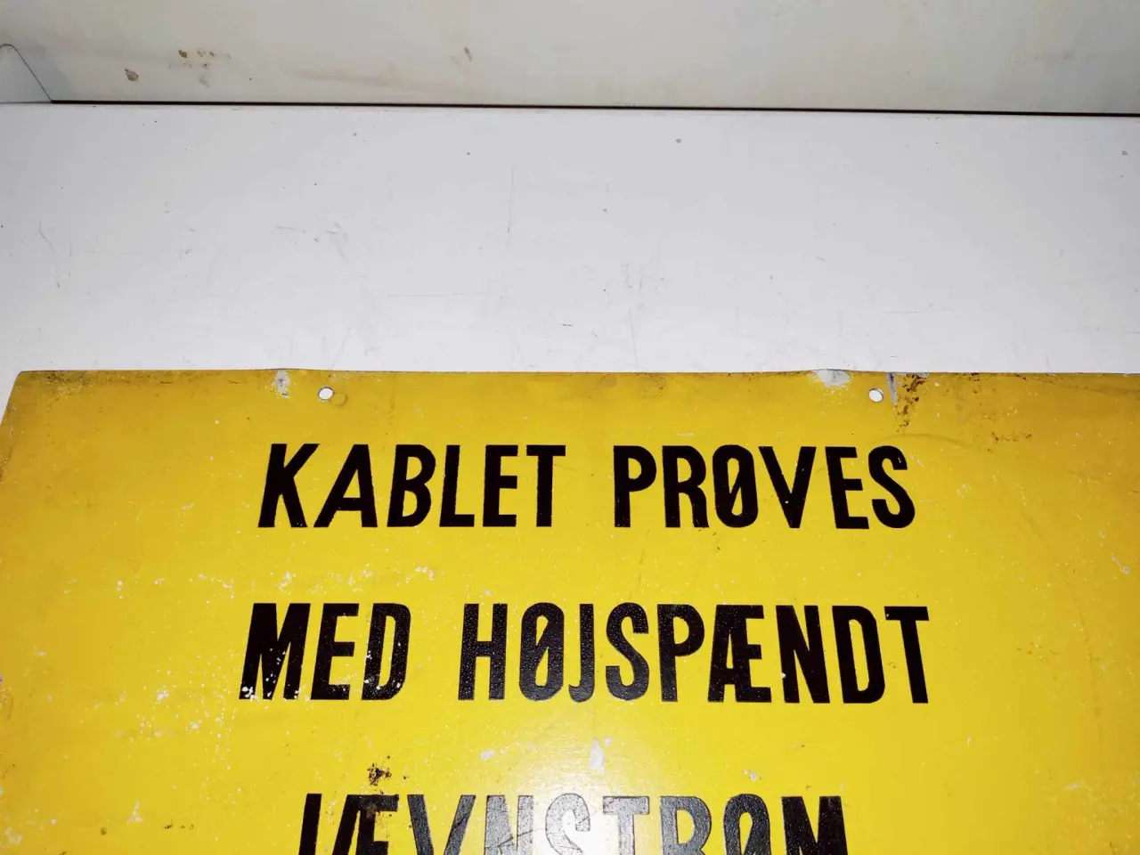 Billede 4 - super fedt skilt fra kabel og trådfabrikkerne 