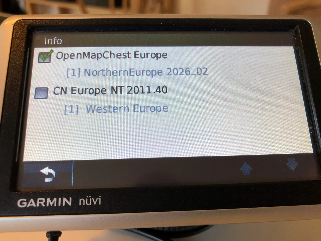Billede 3 - Garmin Nüvi 1340 med 2026 OpenMapChest kort