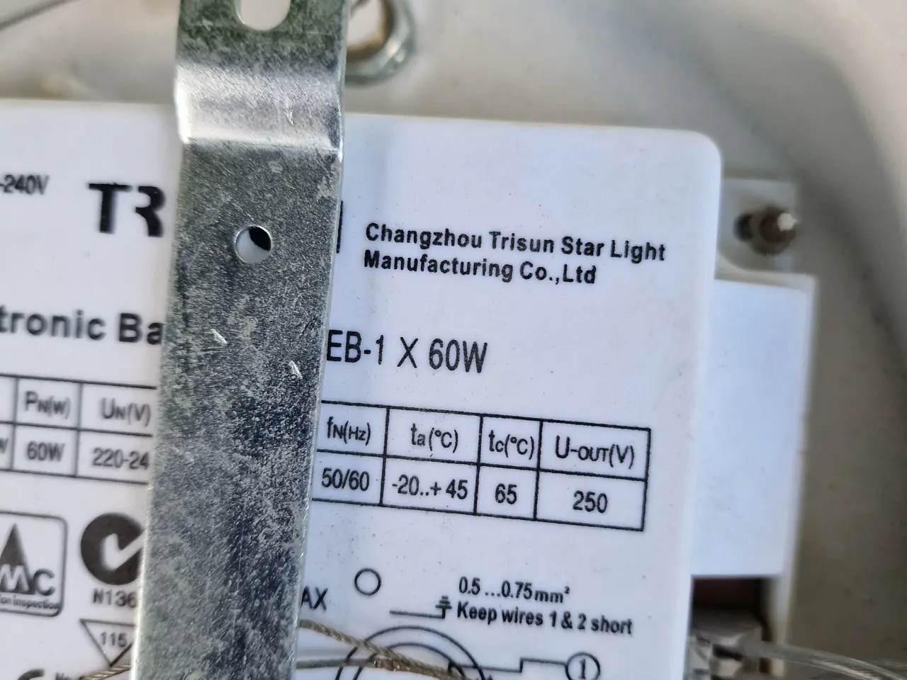 Billede 4 - Loftslampe  CHANGZOU TRISUN STAR LIGHT 