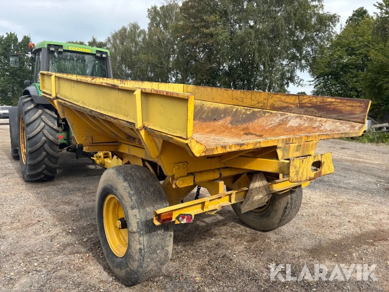 Billede 6 - Dumpervogn med hydraulisk tip til traktor