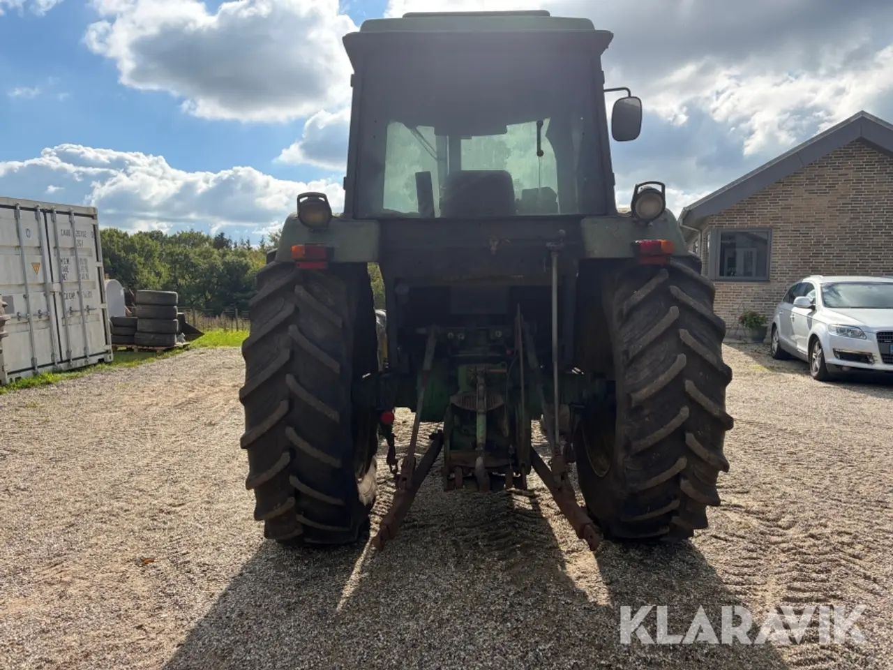Billede 4 - Traktor John Deere 3140 med tvillingehjul