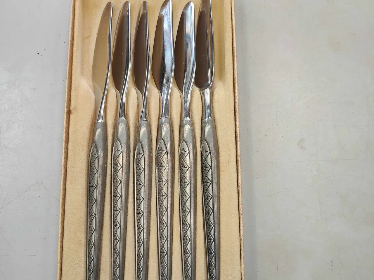 Billede 10 - Norway Pewter H.S. bestiksæt i 42 dele