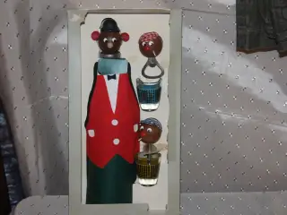 Retro sæt i teak træ i original kasse