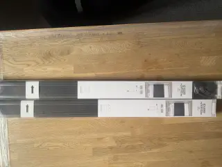 Mørklægningsplisségardiner 2 stk. 