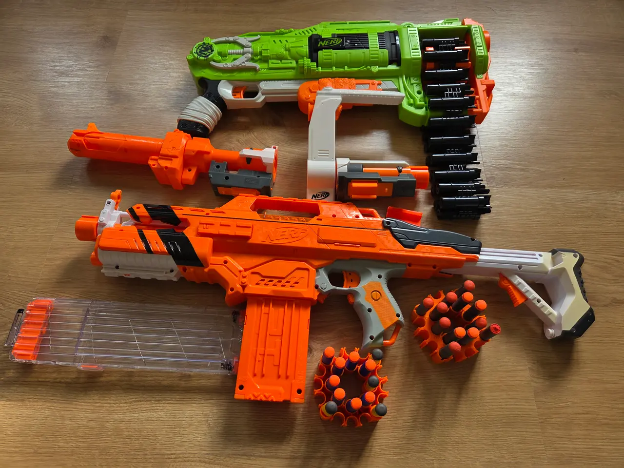 Billede 5 - NERF geværer med tilbehør