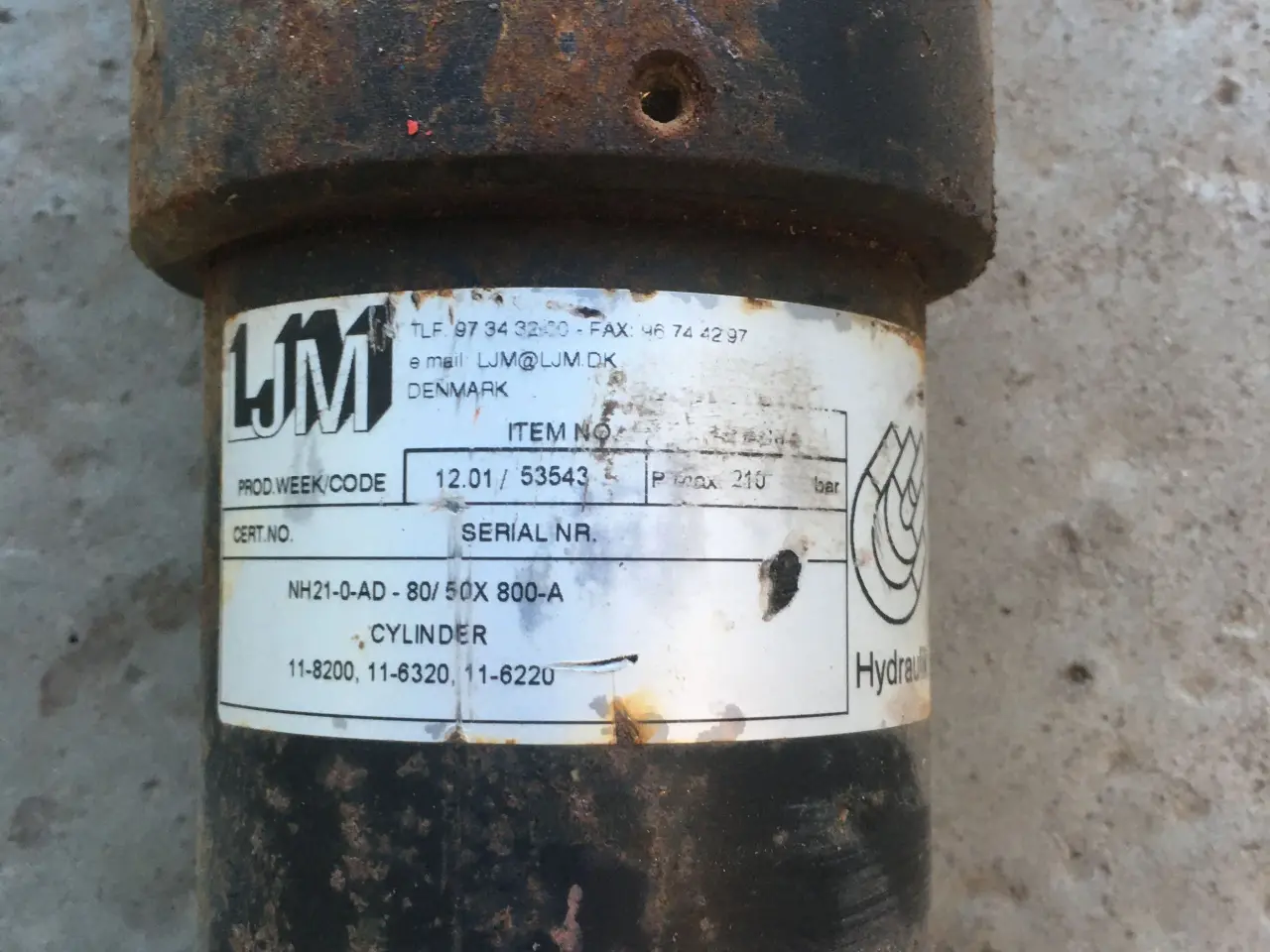 Billede 1 - Hydraulikcylinder