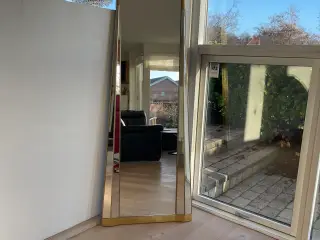 STORT belgisk vintage krystalspejl