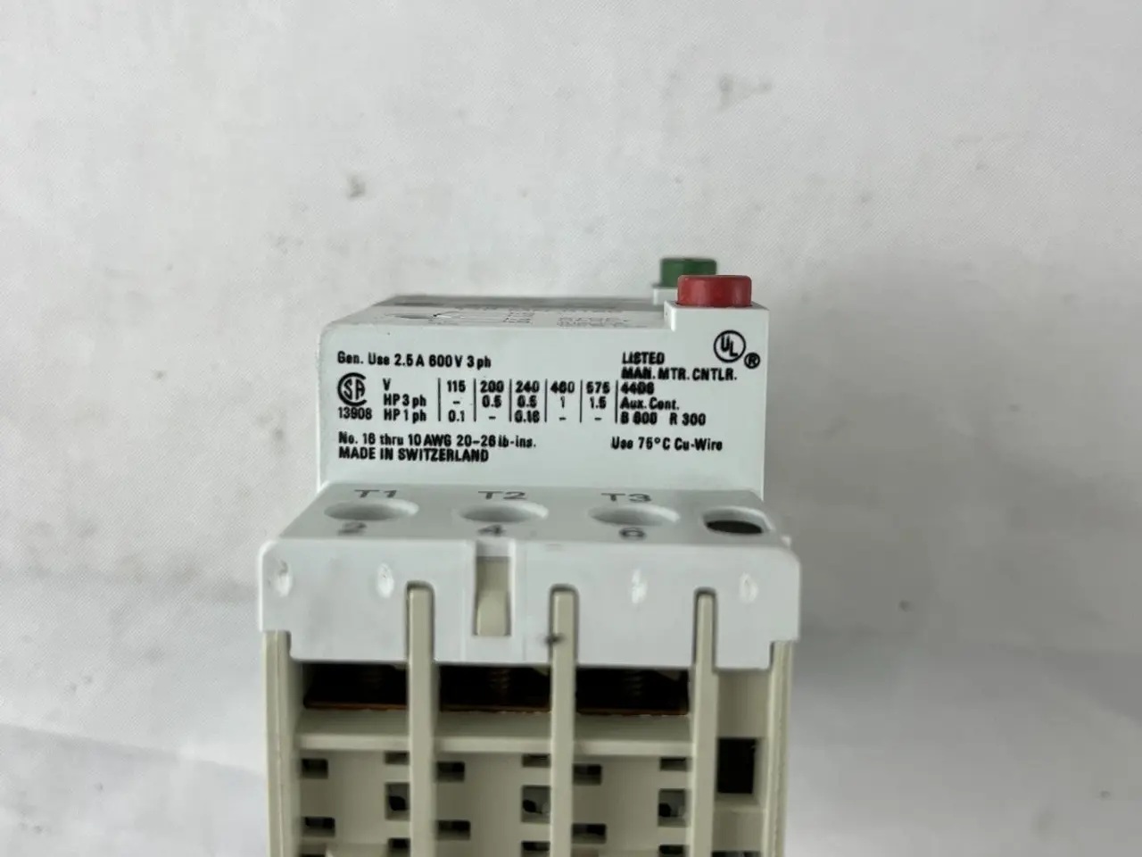 Billede 5 - Allen‑Bradley 140-MN-0160 Manual Motor Starter