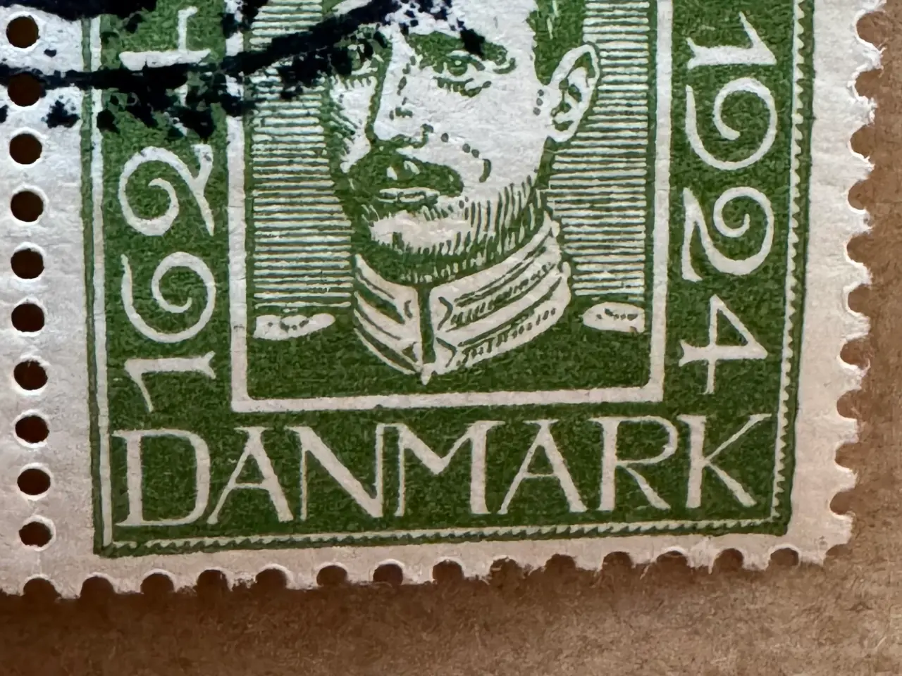 Billede 1 - AFA 132 - 143 Fireblok 1924 Postvæsnets 300-års