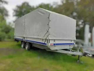 Leje af 3500kg PresenningsTrailer