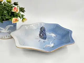 Mågestel Søhestefad 1 sortering Porcelæn