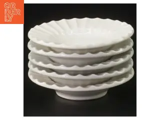 Lyngby Porcelæn assietter, 5 styk ( ø 8,5 cm)