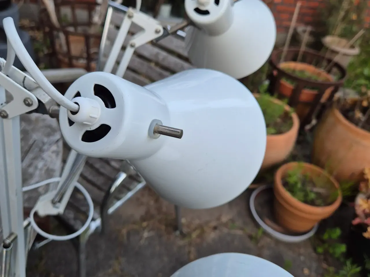 Billede 16 - Kridhvide Luxo arkitektlamper til væg