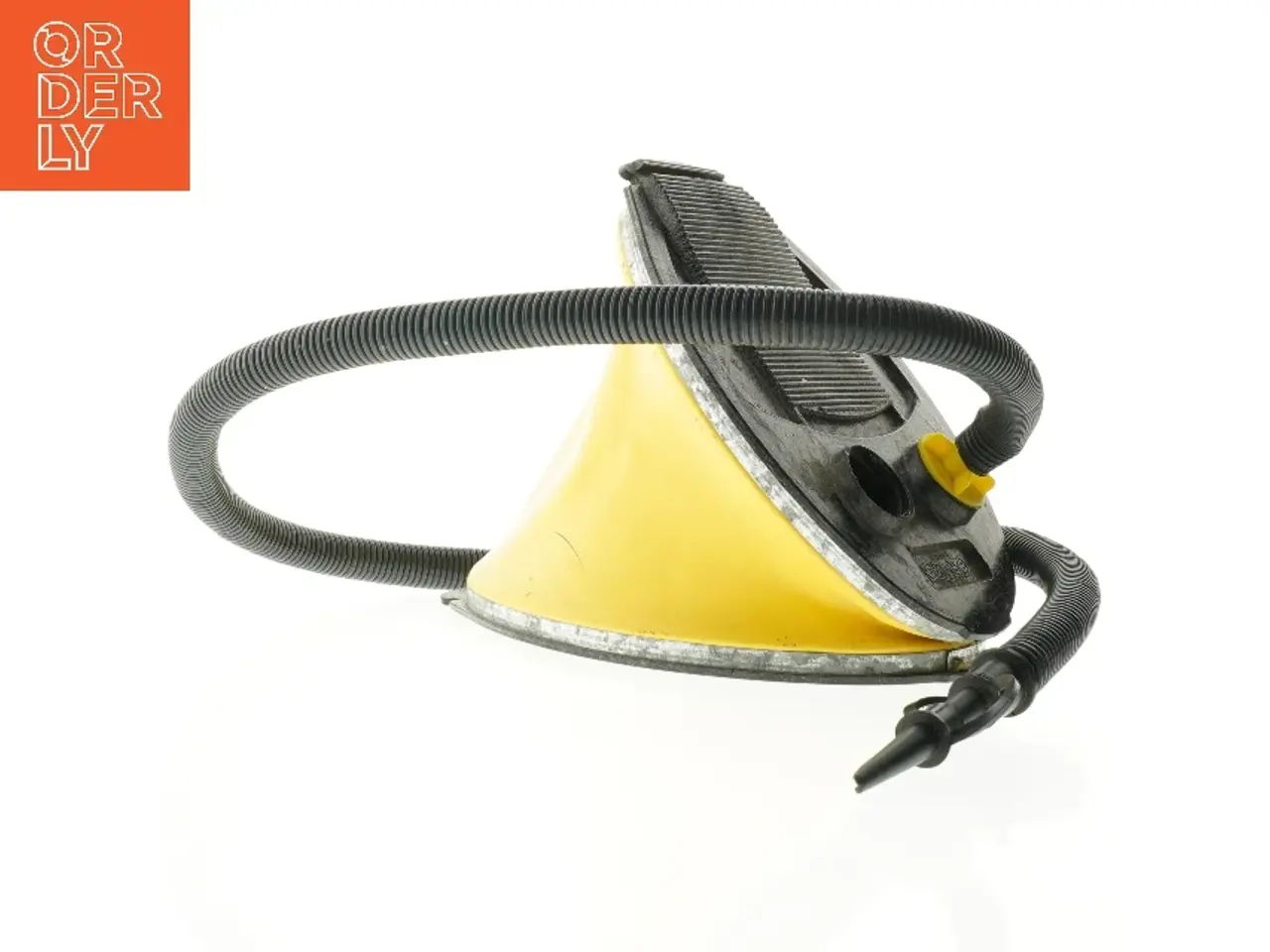 Billede 1 - Gul og sort pumpe til luftmadras (str. 25 cm)