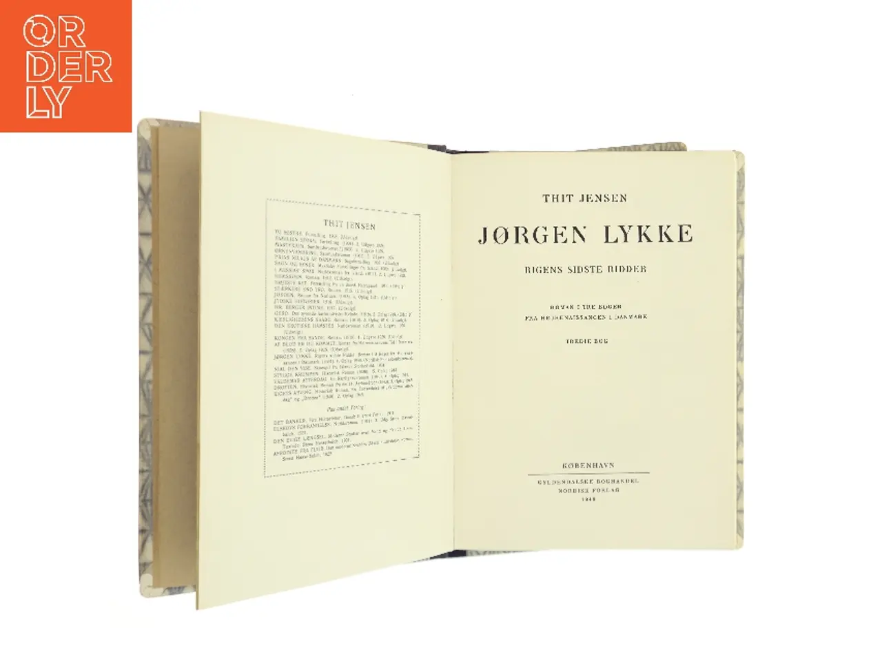 Billede 2 - Jørgen Lykke – Rigens sidste ridder af Thit Jensen (Bog)