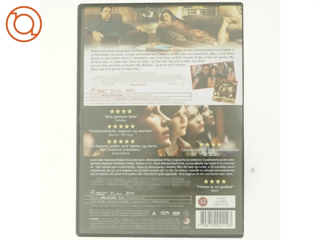 Billede 3 - Mona Lisa Smile & America´s Sweethearts