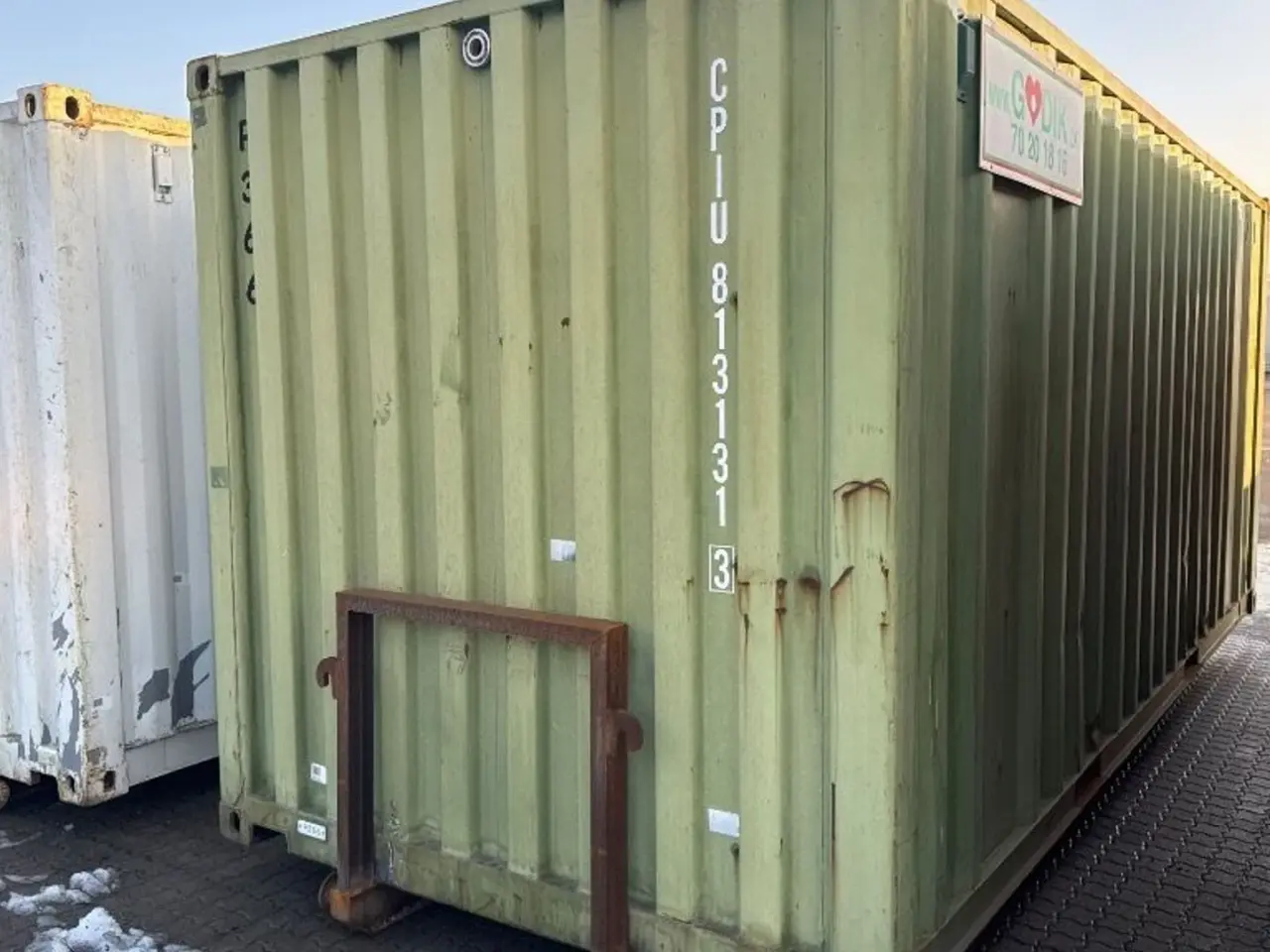 Billede 3 - Container Skibscontainer (P366) 20 fod 