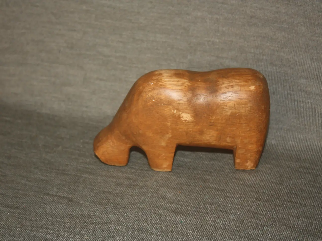 Billede 1 - Træ figur længde 12,5 cm, højde 7,5 cm