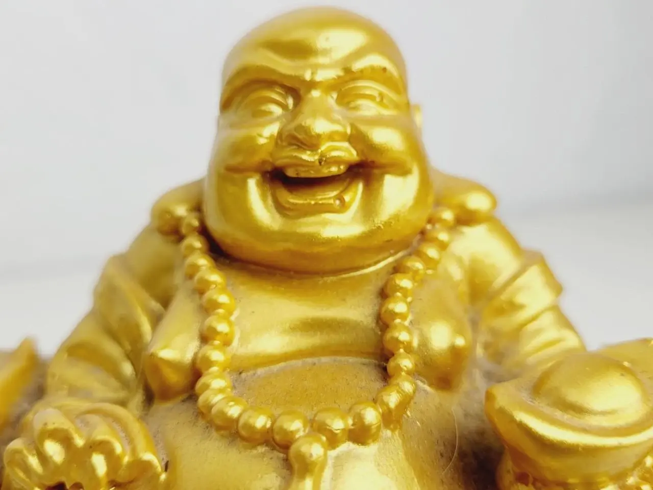 Billede 2 - ⭐️- Grinende Buddha Figur: Held og Lykke Symbolism