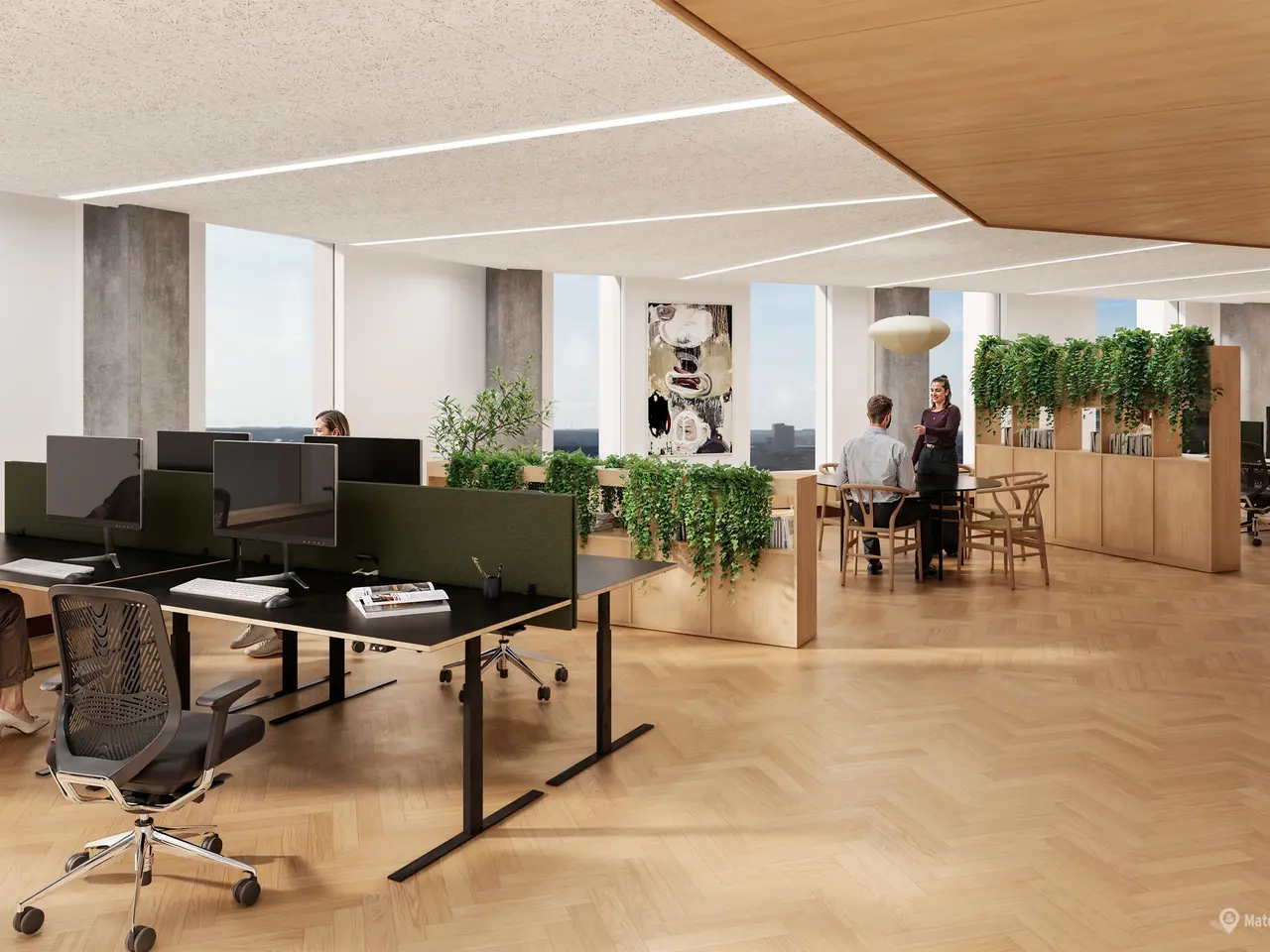 Billede 5 - 16. etage med udsigt over Aarhus og bugten