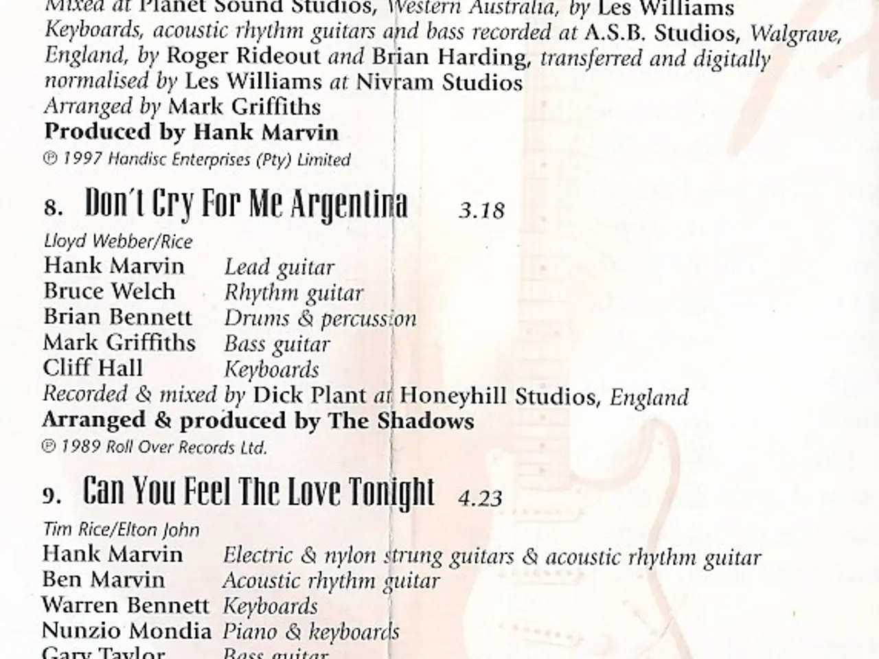 Billede 7 - Hank Marvin – Hank Marvin And The Shadows… – CD