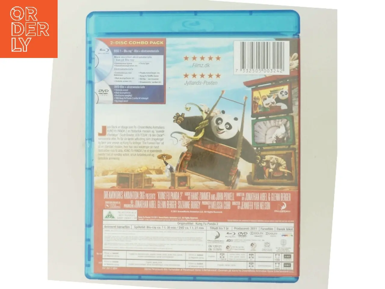 Billede 3 - Kung Fu Panda 2 (Blu-ray + DVD, 2-disc combo pack) med Jack Black (stemme på original lyd, angivet på forsiden) (DVD)