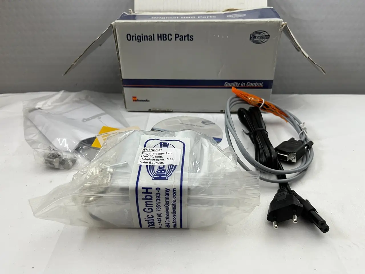 Billede 3 - HBC Radiomatic AC150041 Gegenstecker-Satz HAN 50