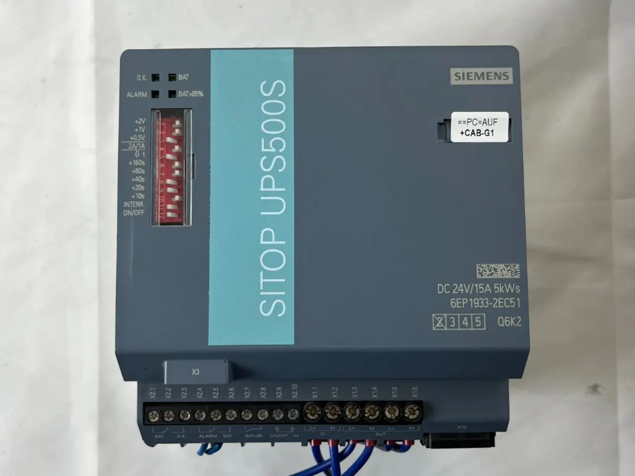 Billede 2 - Siemens SITOP UPS500S 6EP1933-2EC51 24V 15A UPS