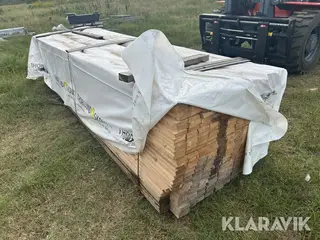 Støbforskalling Thorlund Skou 32x100mm gran 329 styk med fals