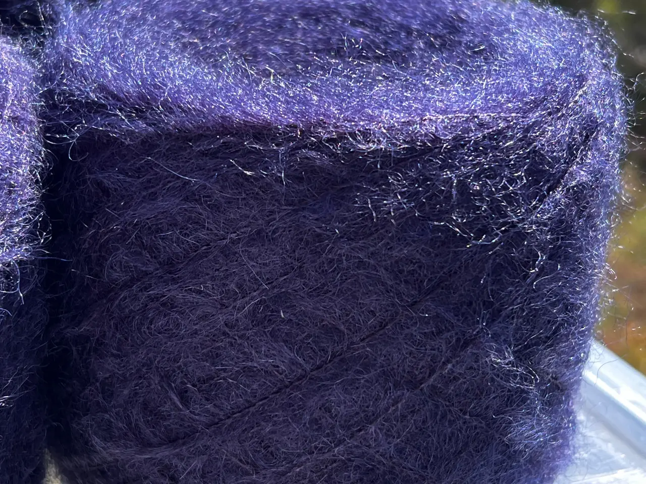Billede 5 - Italiensk Mohair/Silke Garn 400g - Mørk Navyblå
