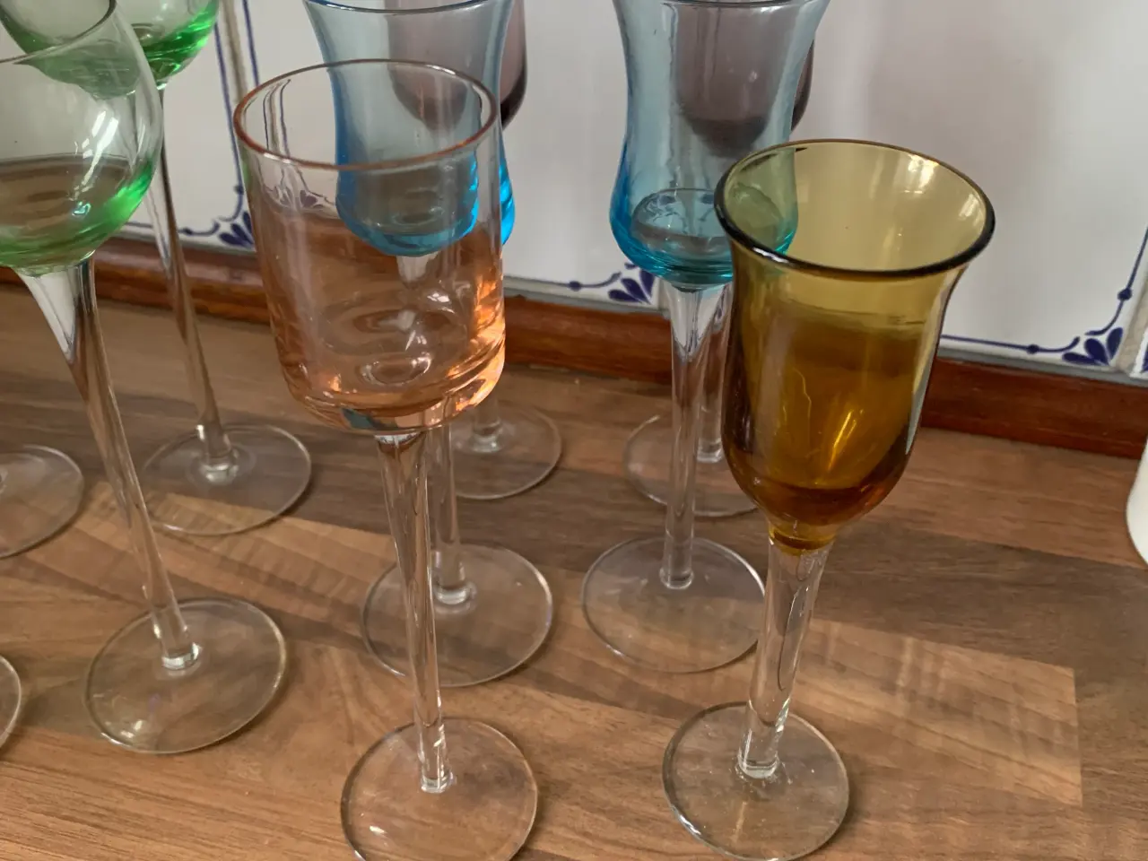 Billede 6 - Snapseglas i forskellige farver