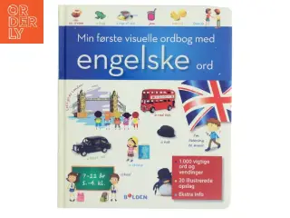 Min første visuelle ordbog med engelske ord af <Bogens forfattere< (Bog)