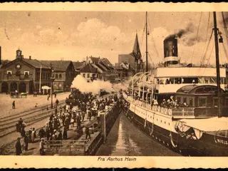 Fra Aarhus Havn - Aarhus Kunsthandel - J.J.N. 12120