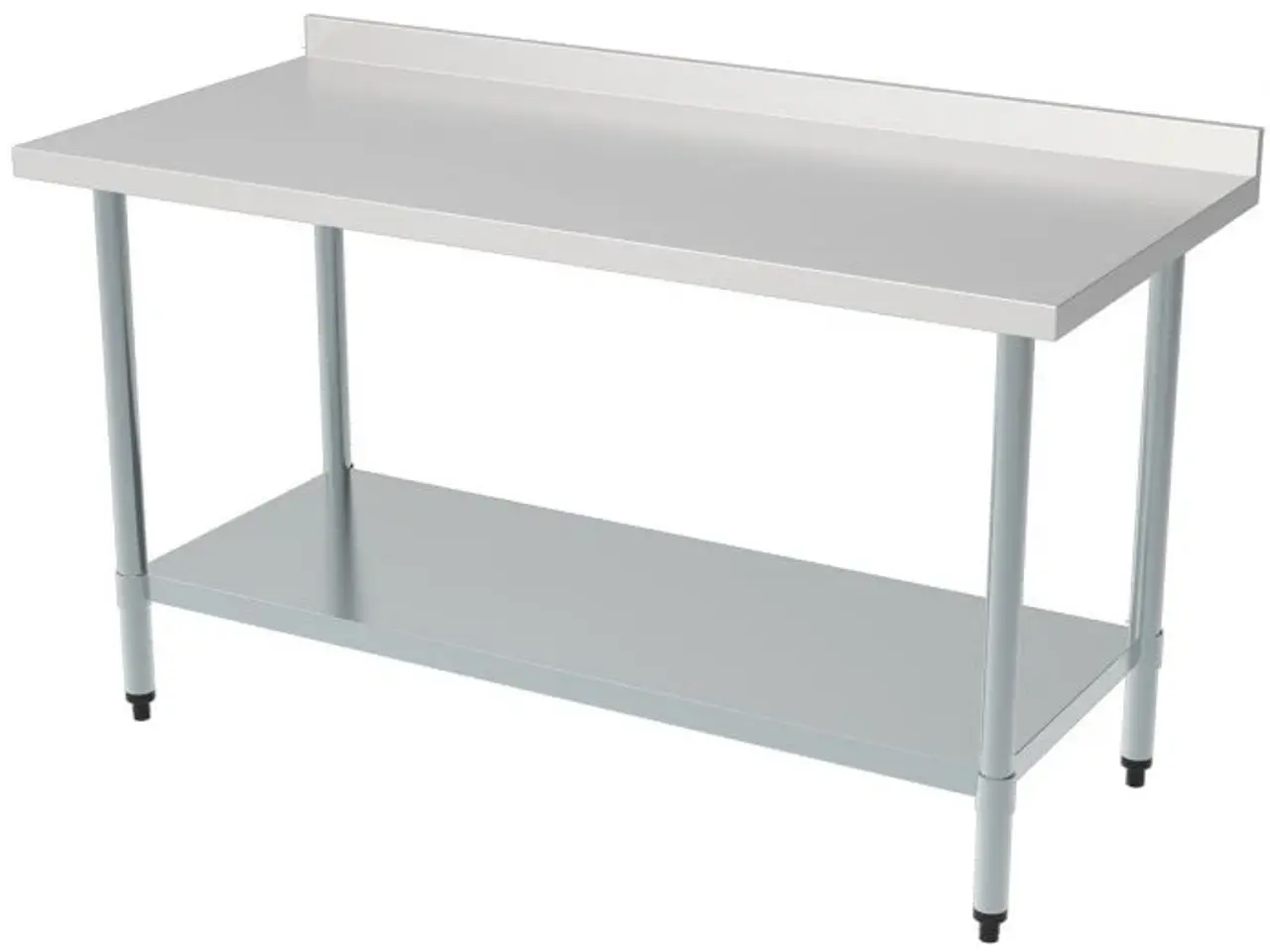 Billede 1 - Rustfribord med kant 85 x 70 x 160 cm 
