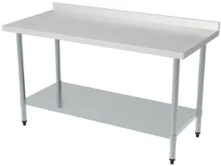 Rustfribord med kant 85 x 70 x 160 cm 
