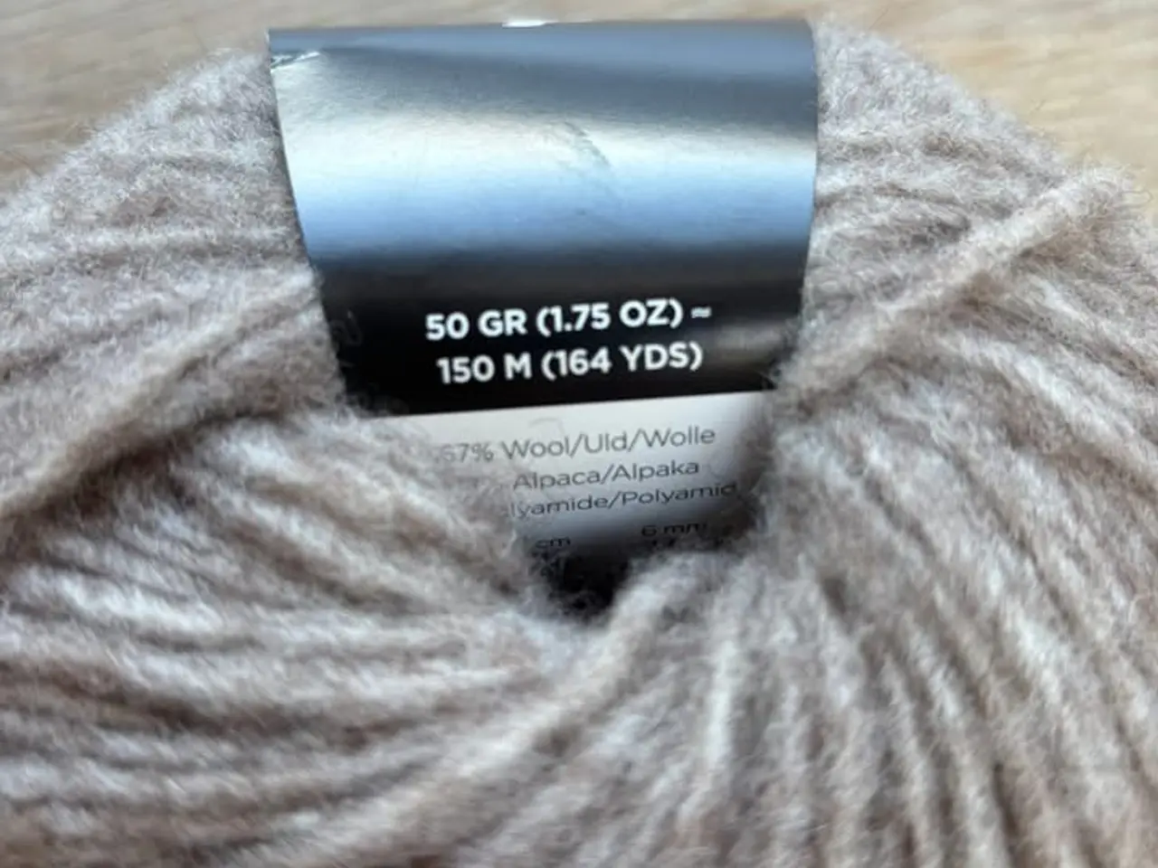 Billede 4 - 3 nøgler Mayflower Santiago garn farve 03 beige