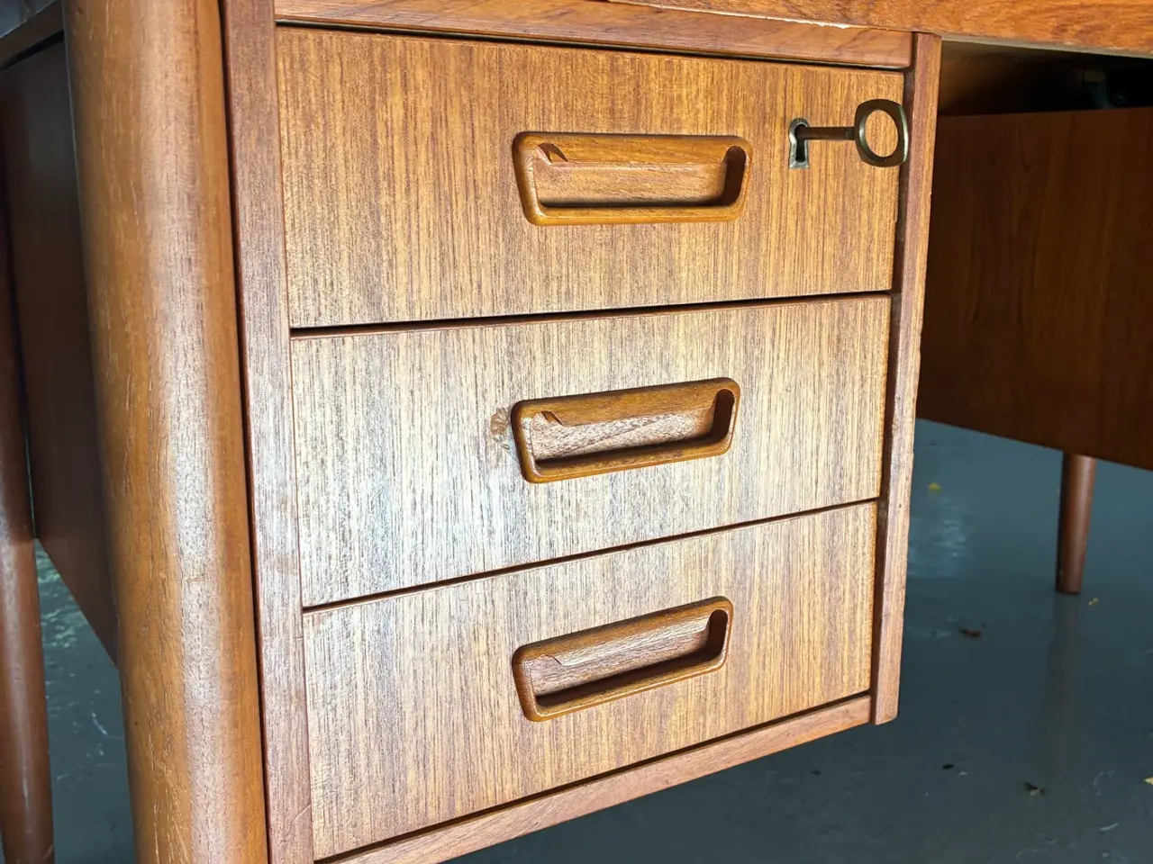 Billede 7 - Teaktræ skrivebord