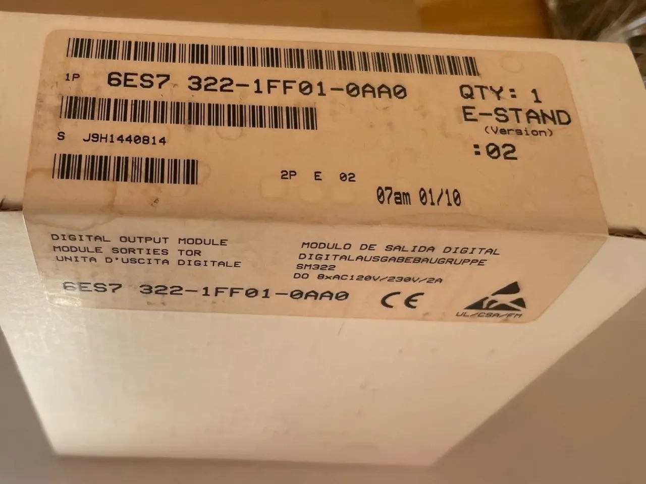 Billede 3 - Siemens SIMATIC S7-300 SM322 6ES7 322-1FF01-0AA0 –