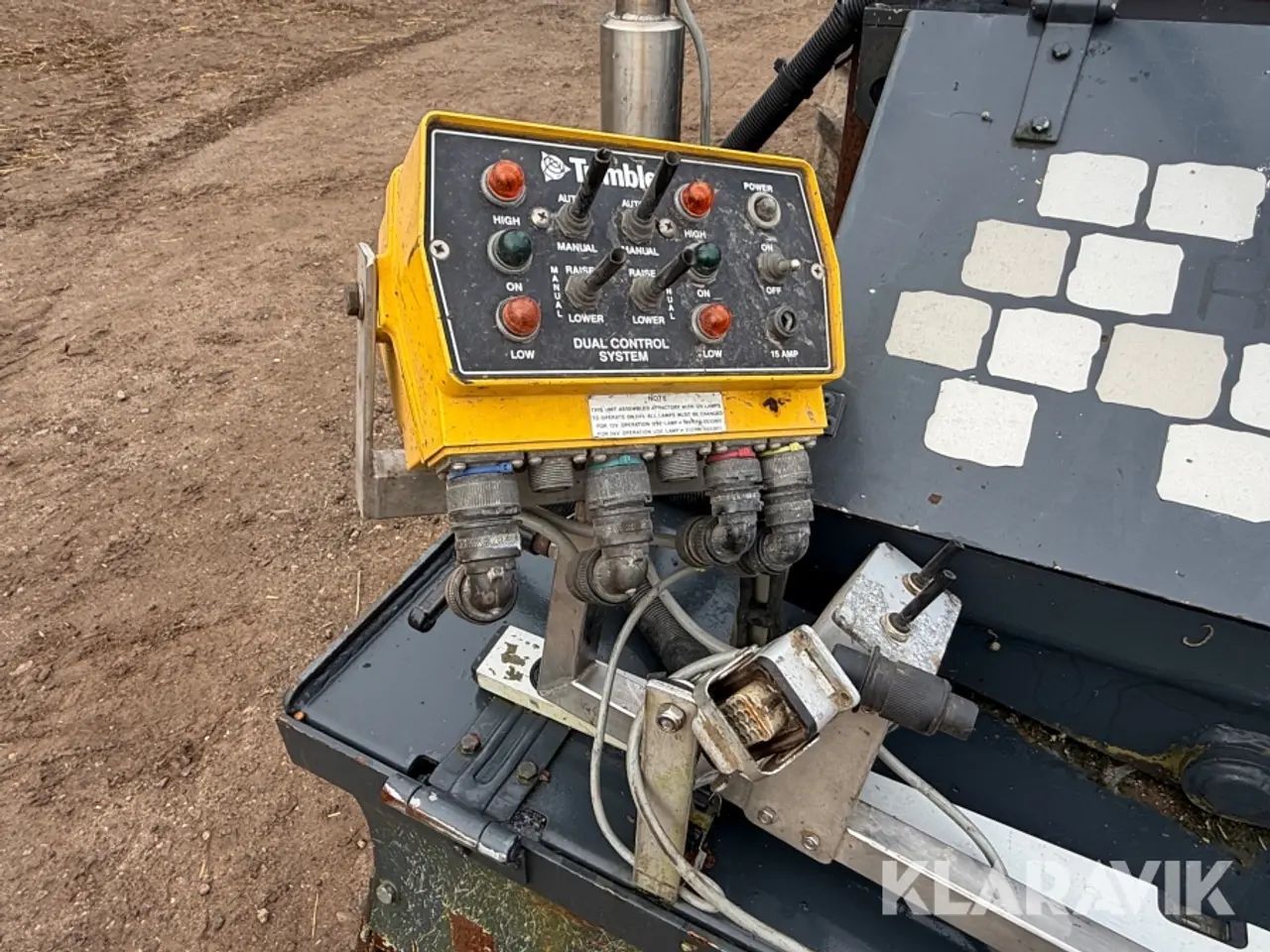 Billede 8 - Sandafretter Mekos ANK 125 laserstyret med 2 Trimble LR410 lasermodtagere